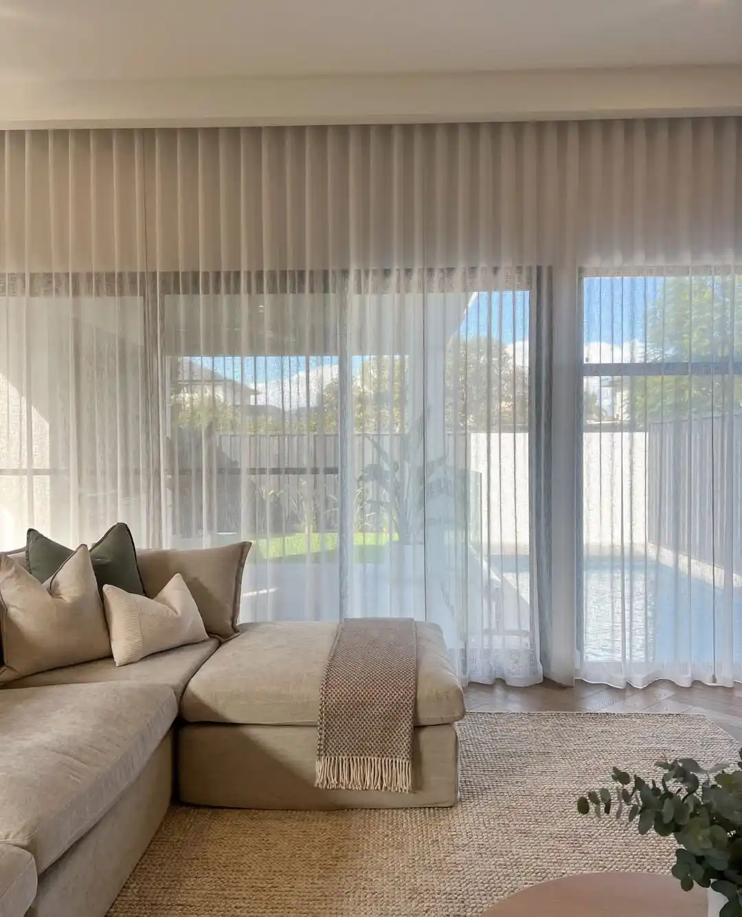 Summer Living Room Refresh: 10 Light and Airy Ideas for 2026 9 sheer curtains