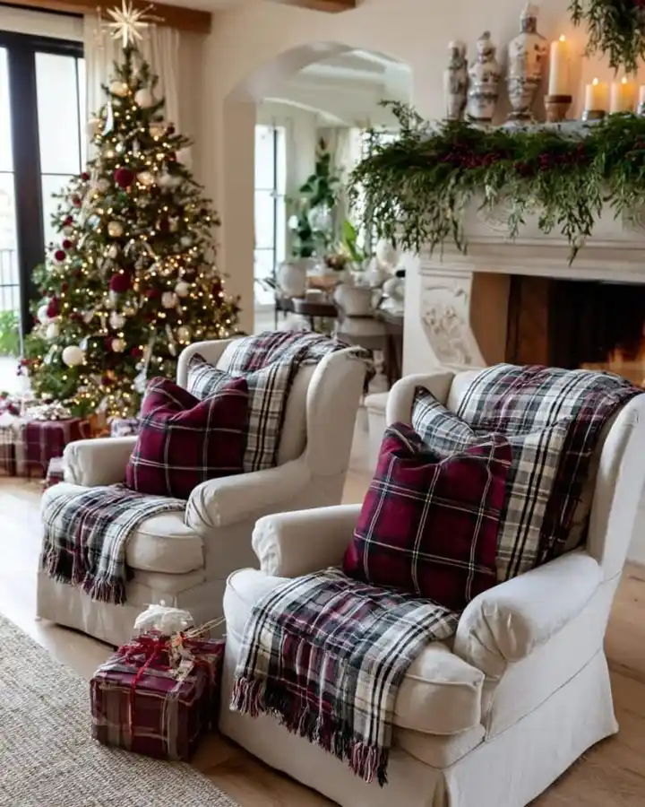 12 Minimalist Living Room Christmas Decor Ideas That Feel Festive Without the Chaos 2 simple Christmas decor living room