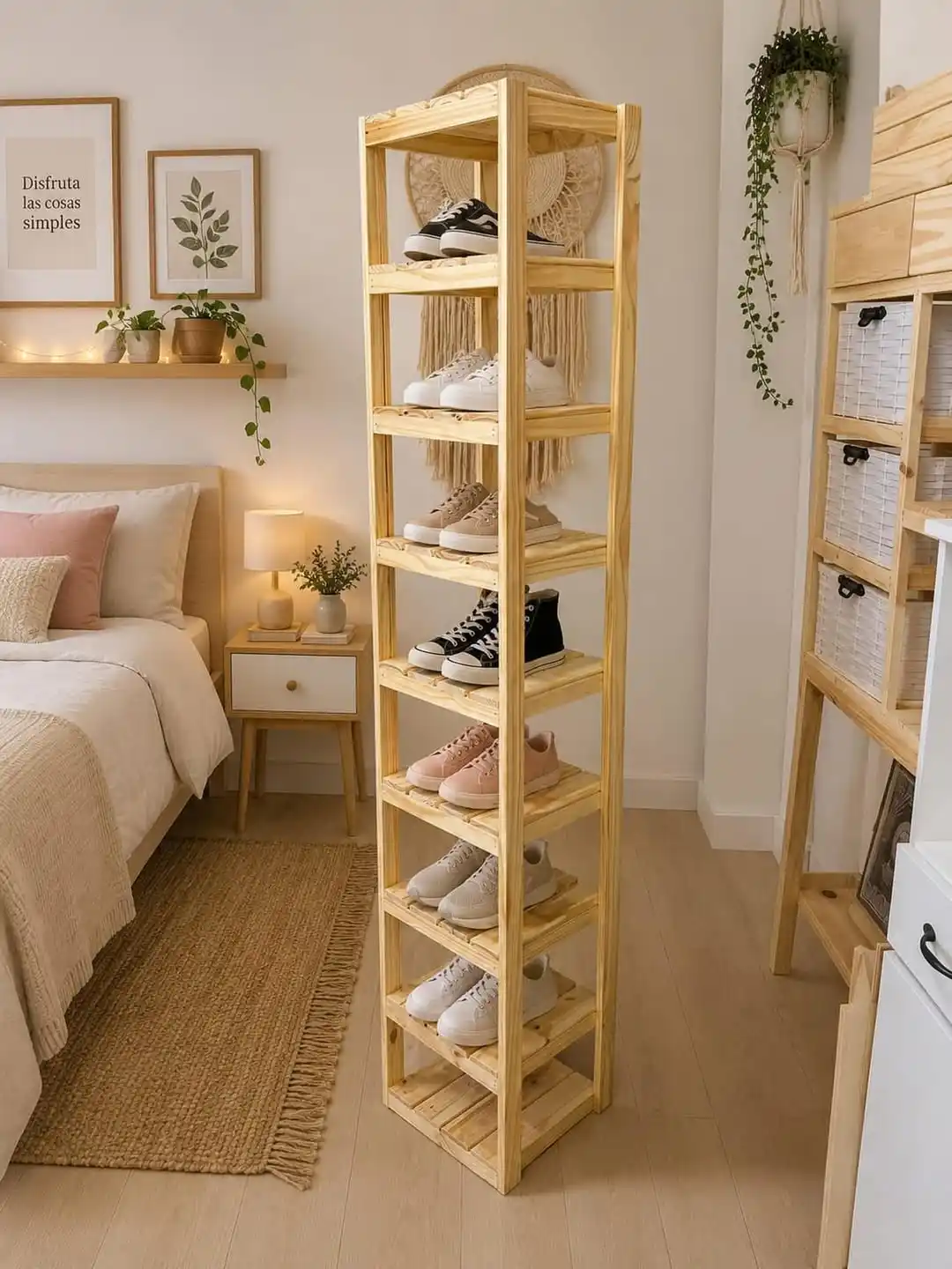 15 Shoe Storage Ideas for Bedrooms Without a Walk-In Closet 7 small bedroom shoe cabinet