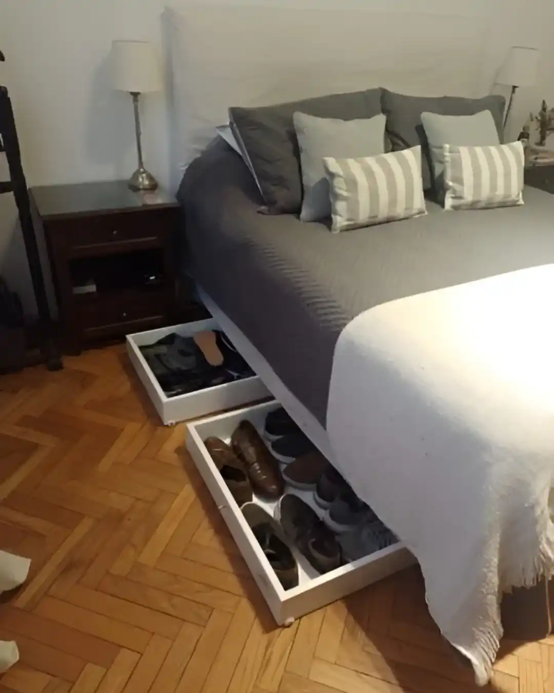 15 Shoe Storage Ideas for Bedrooms Without a Walk-In Closet 1 small bedroom shoe storage