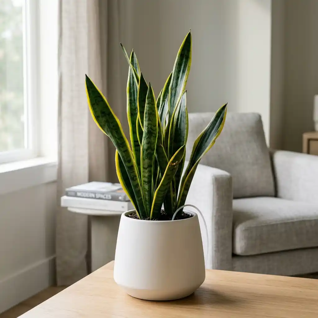 snake plant indoors