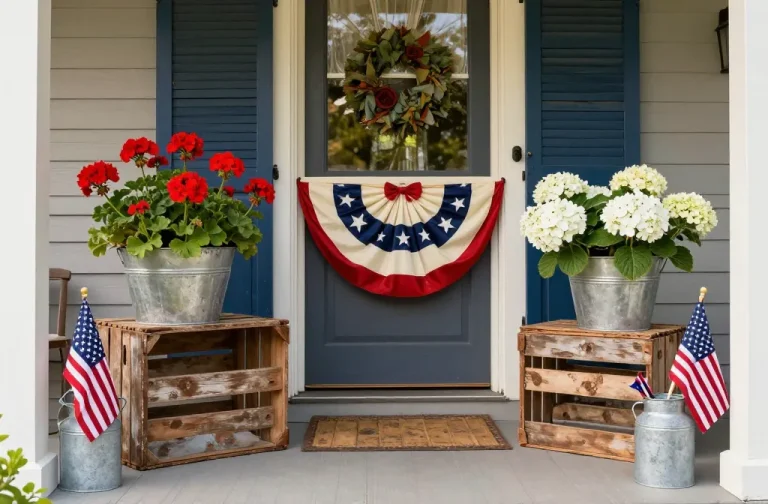 6 4th of July Ideas for Front Porch Decor That Will Wow Your Neighbors