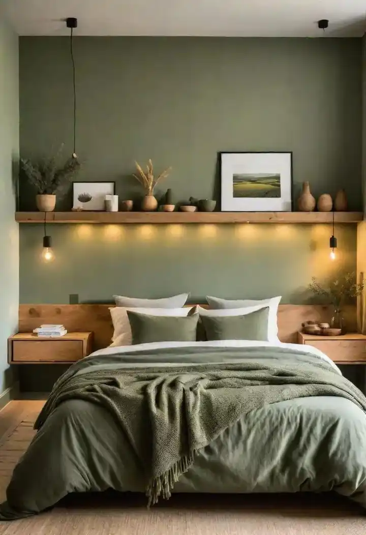 wall shelves bedroom