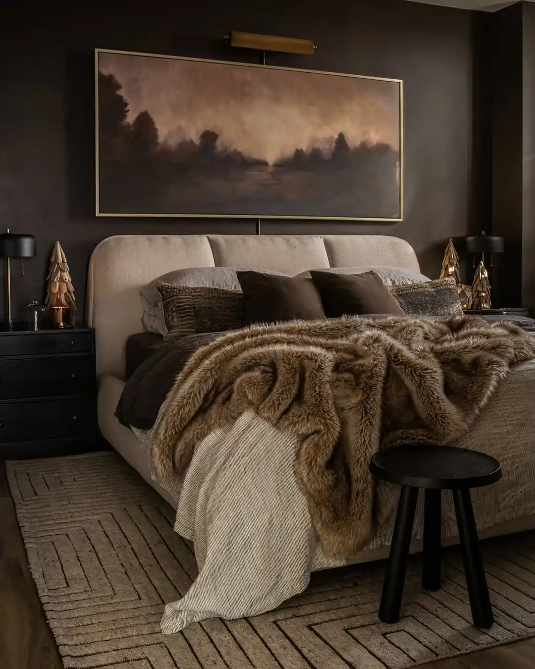 winter bedroom decor