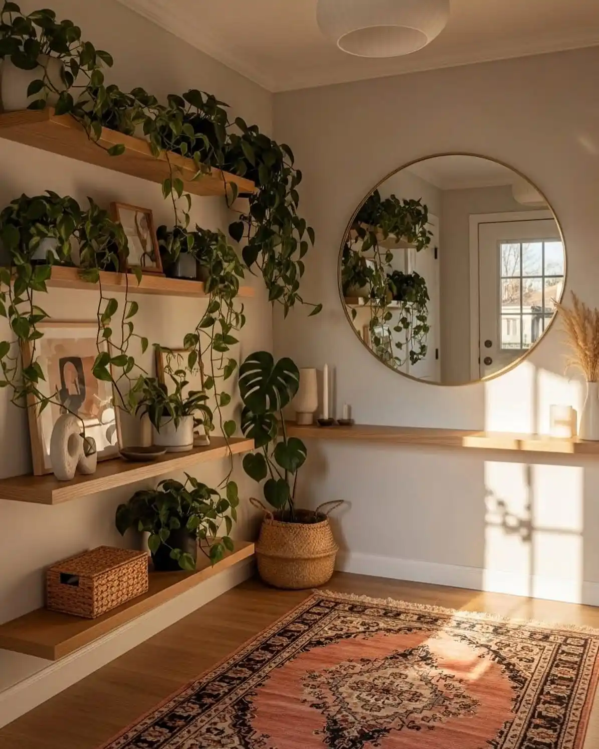 Boho plant shelf