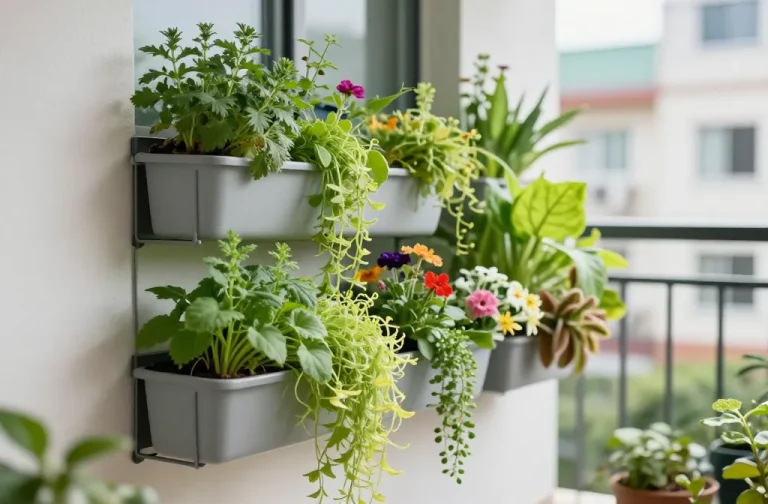 How to Create a Vertical Garden for Apartment Balcony
