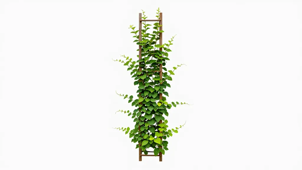 How to Create a Vertical Garden for Apartment Balcony 1 Single vertical garden trellis with climbing green vines